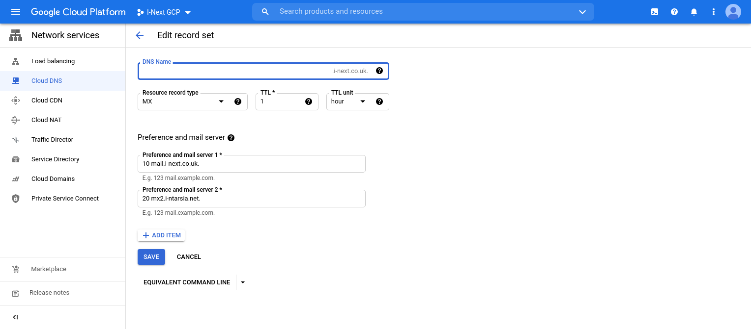 DNS Zone File Edit